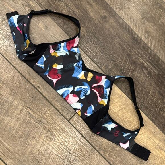 Brooks Women's Drive Convertible Sports Bra Fast Floral Print Size 36B - Picture 5 of 9